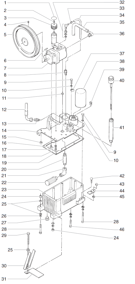 PowrTwin 4900XLT Hydraulic System Parts PowrTwin 4900XLT Hydraulic System Parts
